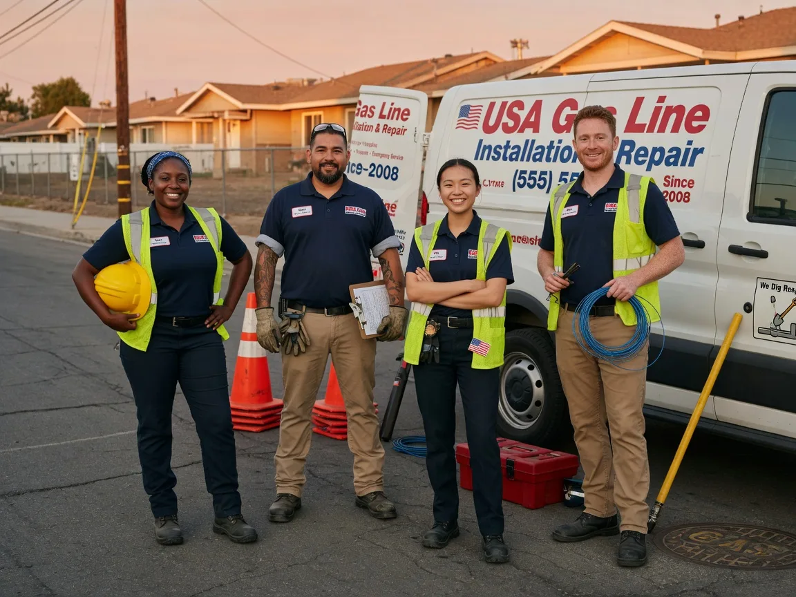 Gas Line Installation company in Harrells, NC